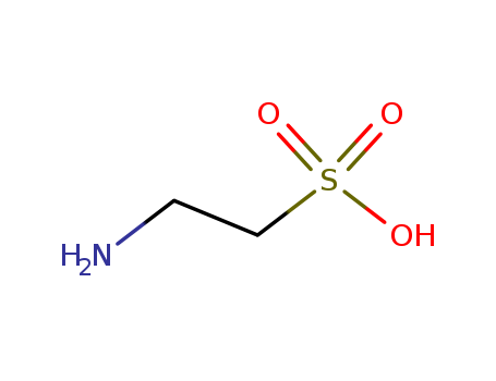 107-35-7,Taurine,2-aminoethanesulfonic acid;aminoetylsulphonic acid;Aminoethylsulfonic acid (JAN);2-aminoethyl sulfonate;beta-aminoethylsulfonic acid;Taufon;Aminoethylsulfonic acid;O-Due;2-Sulfoethylamine;Ethanesulfonic acid, 2-amino- (9CI);Aminoethanesulfonic acid;Taurine (8CI);Taukard;L-Taurine;2-Aminoethylsulfonic acid;2-azaniumylethanesulfonate;ethanesulfonic acid, 2-amino-;ethylaminesulphonic acid;2-aminoethylsulfonic acid, ethlaminosulfonic acid;2-Aminoethanesulphonic acid >99%;2-amino ethanesulfonic acid;Taurine JP8 (food, feed & pharmaceutical grade);Taurine (P015);2-Aminoethansulfonic;;2-Amino ethyl sulfonic acid;