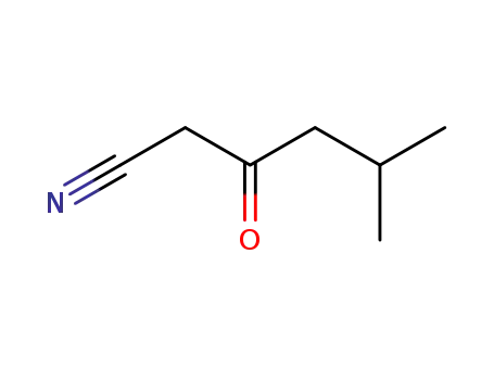 Molecular Structure of 64373-43-9 (5-methyl-3-oxohexanenitrile)
