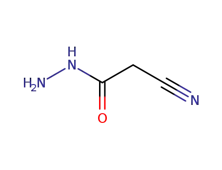 Molecular Structure of 140-87-4 (Cyanoacetohydrazide)