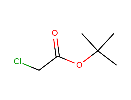 107-59-5,tert-Butyl chloroacetate,Aceticacid, chloro-, 1,1-dimethylethyl ester (9CI);Acetic acid, chloro-, tert-butylester (6CI,7CI,8CI);1,1-Dimethylethyl chloroacetate;Chloroacetic acid1,1-dimethylethyl ester;Chloroacetic acid tert-butyl ester;NSC 87891;