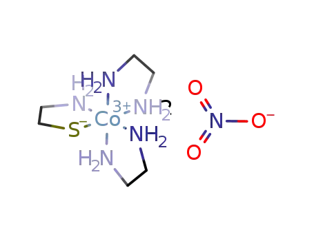 (2-aminoethanethiolato-N,S)bis(ethylenediamine-N,N')cobalt(III) dinitrate