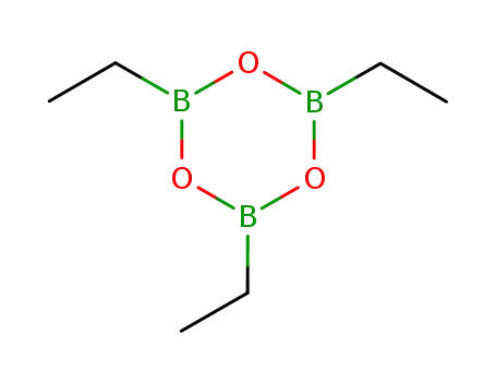Molecular Structure of 3043-60-5 (Boroxin,  2,4,6-triethyl-)