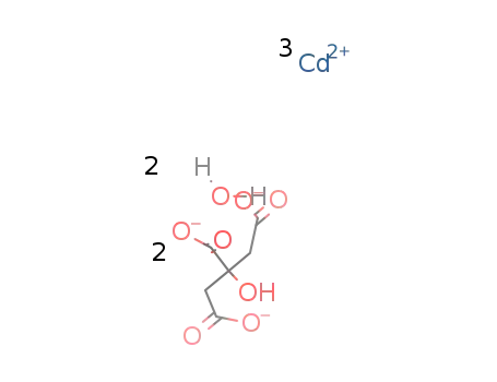 [Cd3(citrato)2(H2O)2]n