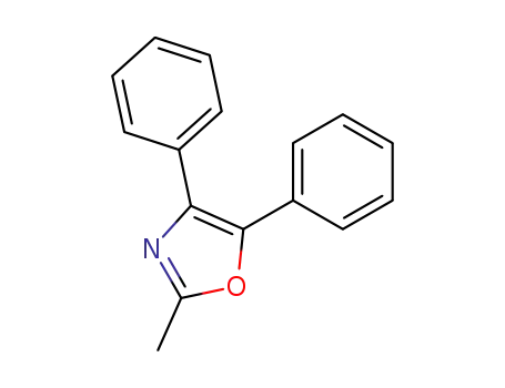 Molecular Structure of 14224-99-8 (2-METHYL-4,5-DIPHENYLOXAZOLE)