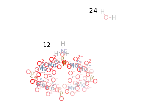 (NH4)12[(Mo2O4)4(methylenediphosphonato)4(CO3)2]*24H2O