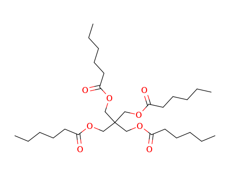 Hexanoic acid,1,1'-[2,2-bis[[(1-oxohexyl)oxy]methyl]-1,3-propanediyl] ester