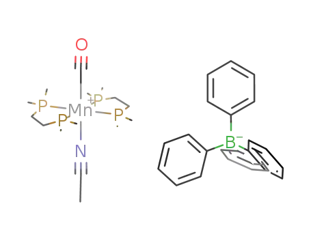 carbonyl(acetonitrile)bis(1,2-bis(dimethylphosphino)ethane)manganese(I) tetraphenylborate