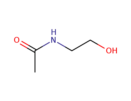 Molecular Structure of 142-26-7 (N-(2-Hydroxyethyl)acetamide)