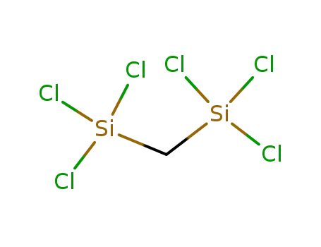 Molecular Structure of 4142-85-2 (BIS(TRICHLOROSILYL)METHANE)