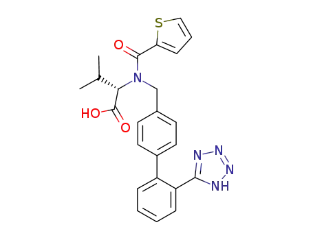 (2S)-3-methyl-2-{N-[2'-(1H-tetrazol-5-yl)-biphenyl-4-ylmethyl]-N'-(thiophene-2-carbonyl)-amino}-butanoic acid