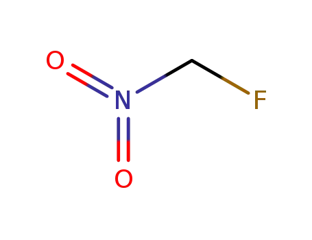 Molecular Structure of 21824-10-2 (fluoro(nitro)methane)