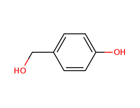 Molecular Structure of 623-05-2 (4-Hydroxybenzyl alcohol)