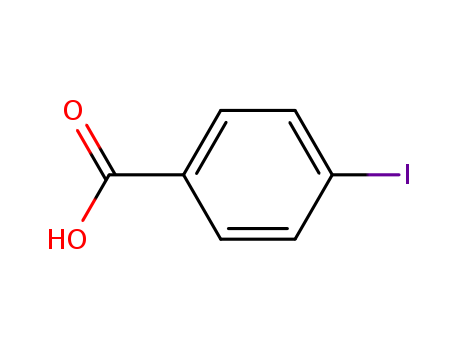 619-58-9,4-Iodobenzoic acid,Benzoic acid, 4-iodo-;Benzoic acid, p-iodo-;p-Iodobenzenecarboxylic acid;4-Jodbenzoesaeure [German];4-iodobenzoate;p-Iodobenzoic acid;