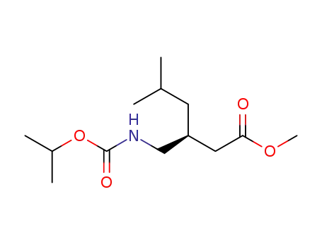 isopropyl (S)-{4-methyl-2-[(1-methoxycarbonyl)methyl]pentyl}-carbamate