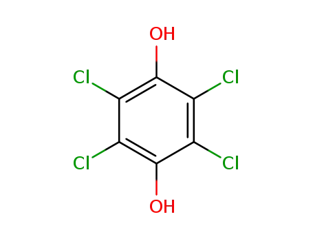 Molecular Structure of 87-87-6 (TETRACHLOROHYDROQUINONE)