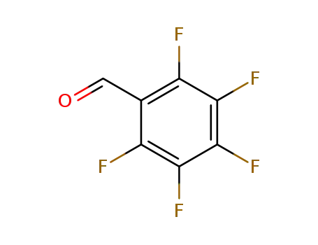 Molecular Structure of 653-37-2 (PENTAFLUOROBENZALDEHYDE)