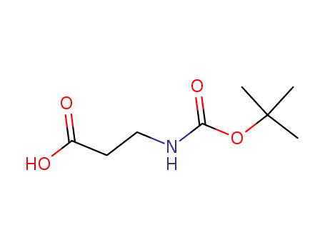 Molecular Structure of 3303-84-2 (Boc-beta-alanine)