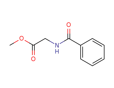 Molecular Structure of 1205-08-9 (BENZOYLGLYCINE METHYL ESTER)