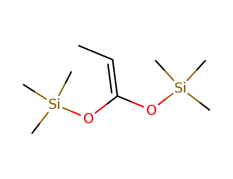 Molecular Structure of 31469-22-4 (1,1-BIS(TRIMETHYLSILYLOXY)-1-PROPENE)