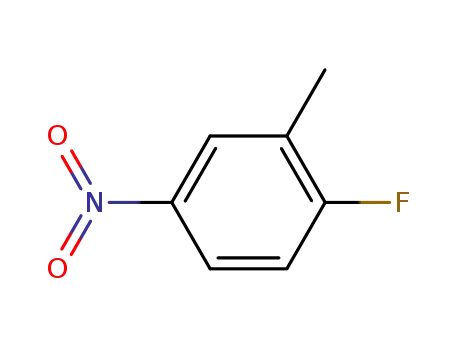 Molecular Structure of 455-88-9 (2-Fluoro-5-nitrotoluene)
