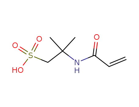 Molecular Structure of 15214-89-8 (2-Acrylamide-2-methylpropanesulfonic acid)