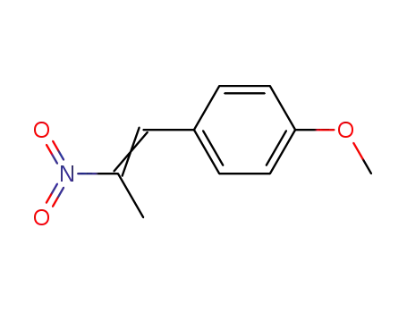 Molecular Structure of 17354-63-1 (1-(P-METHOXYPHENYL)2-NITROPROPENE)