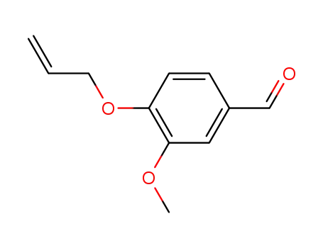 Molecular Structure of 22280-95-1 (4-(ALLYLOXY)-3-METHOXYBENZALDEHYDE)
