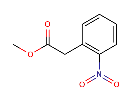 Molecular Structure of 30095-98-8 (METHYL (2-NITRO-PHENYL)-ACETATE)