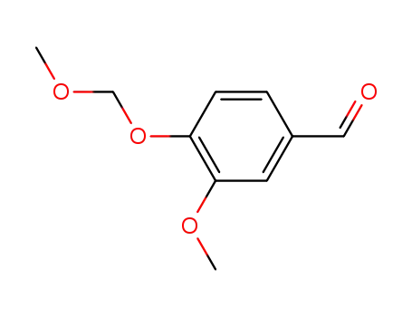 Molecular Structure of 5533-00-6 (3-methoxy-4-(methoxymethoxy)benzaldehyde)