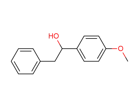 Molecular Structure of 5422-47-9 (1-(4-methoxyphenyl)-2-phenylethanol)