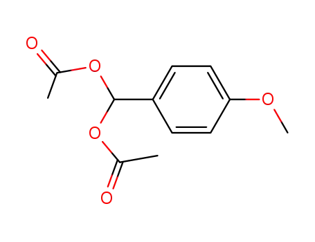 Molecular Structure of 14202-31-4 ((4-methoxyphenyl)methanediyl diacetate)