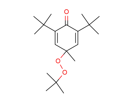Molecular Structure of 13154-57-9 (2,6-DI-TERT-BUTYL-4-METHYL-4-TERT-BUTYLPEROXY-2,5-CYCLOHEXADIENONE)