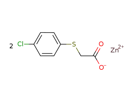 zinc(II) 4-chlorophenylsulfanylacetate