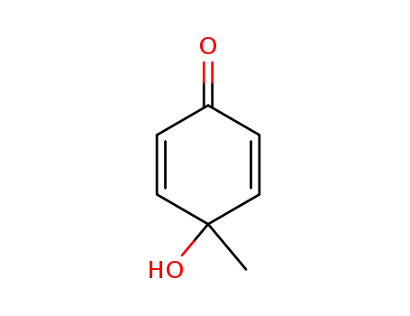 Molecular Structure of 23438-23-5 (4-hydroxy-4-methylcyclohexa-2,5-dien-1-one)