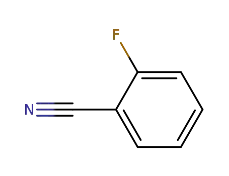 Molecular Structure of 394-47-8 (2-Fluorobenzonitrile)