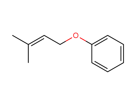 Molecular Structure of 14309-15-0 (3-Methyl-2-butenylphenyl ether)