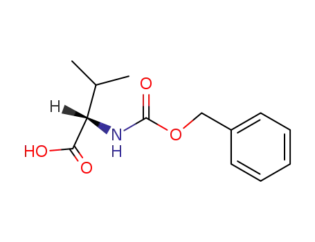 Molecular Structure of 1149-26-4 (N-Carbobenzyloxy-L-valine)