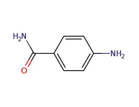Molecular Structure of 2835-68-9 (p-Aminobenzamide)