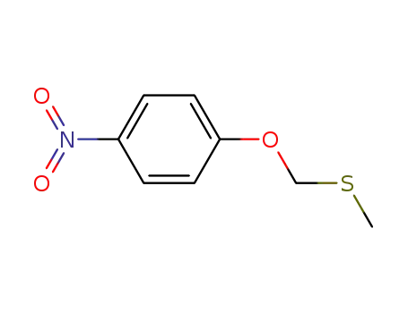 Molecular Structure of 4527-37-1 (Benzene, 1-[(methylthio)methoxy]-4-nitro-)