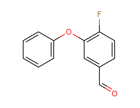 Molecular Structure of 68359-57-9 (4-Fluoro-3-phenoxybenzaldehyde)