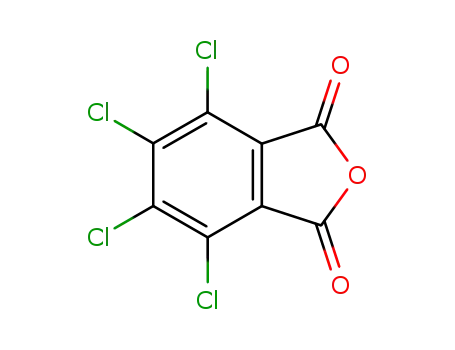 Molecular Structure of 117-08-8 (Tetrachlorophthalic anhydride)