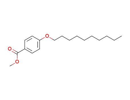 Molecular Structure of 62443-10-1 (METHYL 4-N-DECYLOXYBENZOATE)