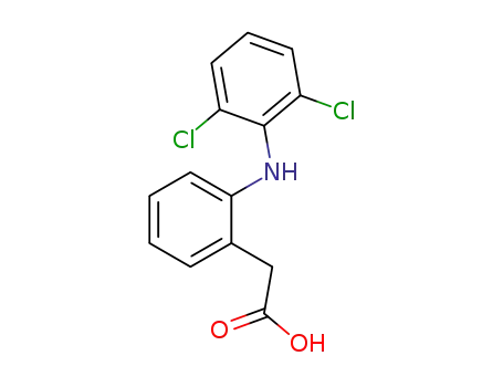 Molecular Structure of 15307-86-5 (1-(2,6-Dichlorophenyl)-2-indolinone)