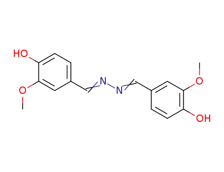 Molecular Structure of 1696-60-2 (VANILLIN AZINE)
