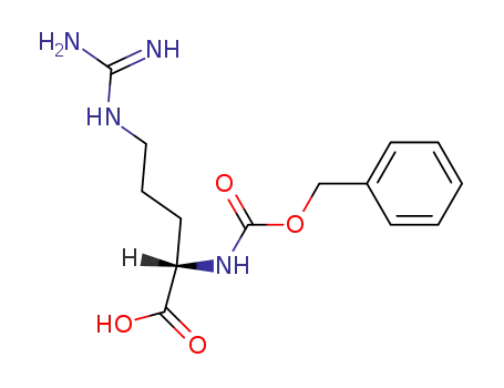 Molecular Structure of 1234-35-1 (Nalpha-Cbz-L-Arginine)
