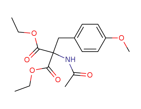 2-acetylamino-2-(4-methoxybenzyl)malonic acid diethyl ester