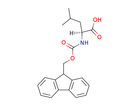 35661-60-0,Fmoc-L-Leucine,N-(9-Fluorenylmethoxycarbonyl)-L-leucine;2-[[(9H-Fluoren-9-ylmethoxy)carbonyl]amino]-4-methylpentanoic acid;Fmoc-Leu-OH;