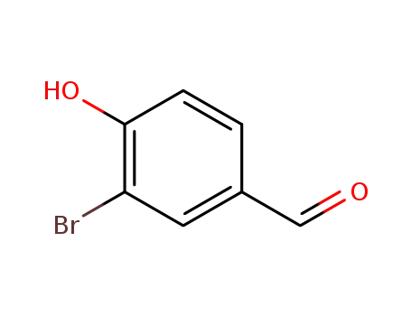 Molecular Structure of 2973-78-6 (3-BROMO-4-HYDROXYBENZALDEHYDE)