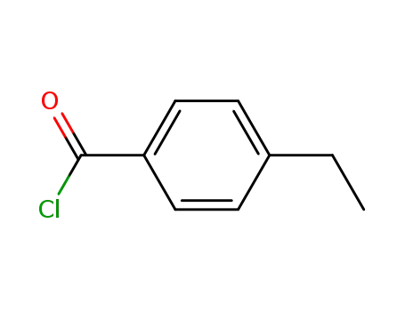 Molecular Structure of 16331-45-6 (4-Ethylbenzoyl chloride)