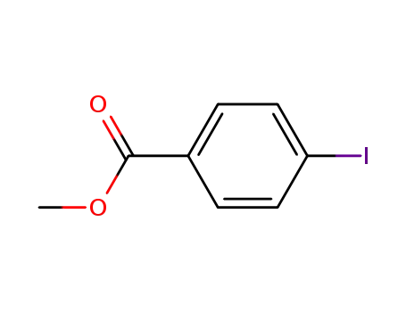 Molecular Structure of 619-44-3 (Methyl 4-iodobenzoate)